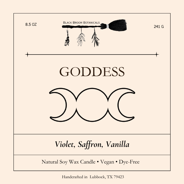 Goddess- Candle